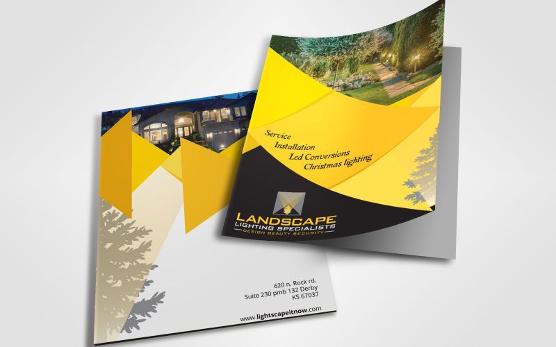 Landscape Lighting Specialists Brochure Design