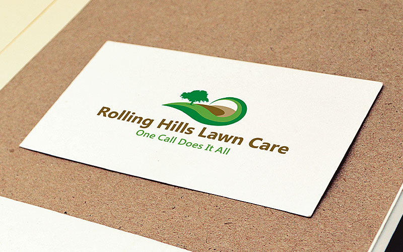 Rolling Hills Lawn Logo Design