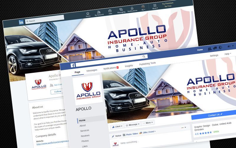 Apollo Insurance Social Media Design
