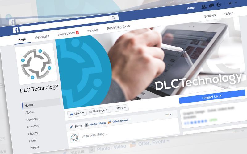 DLC Technology Social Media Design